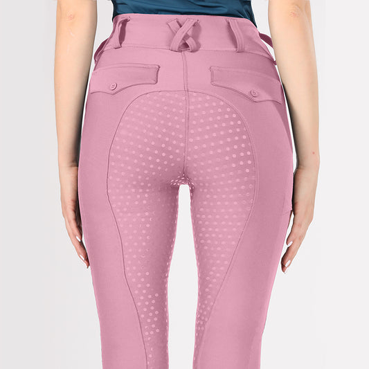 Youth Riding Tights - Pink