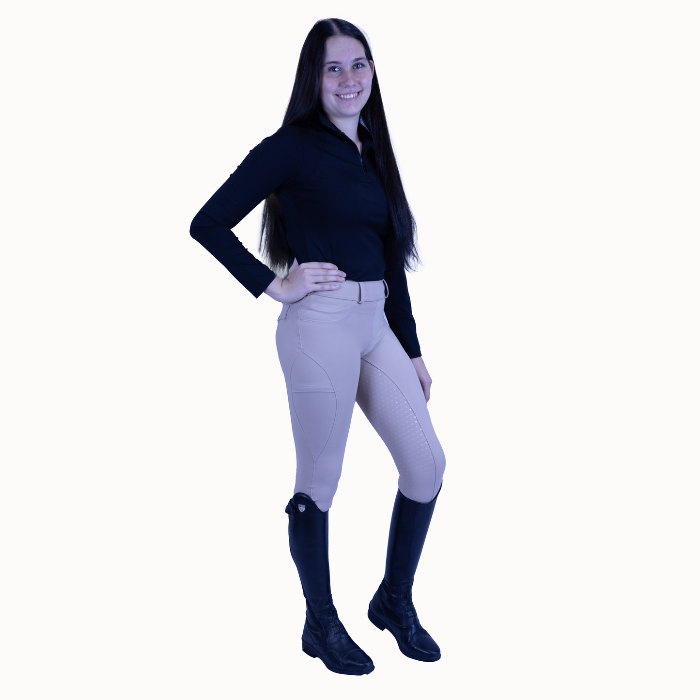 Youth Riding Tights - Navy