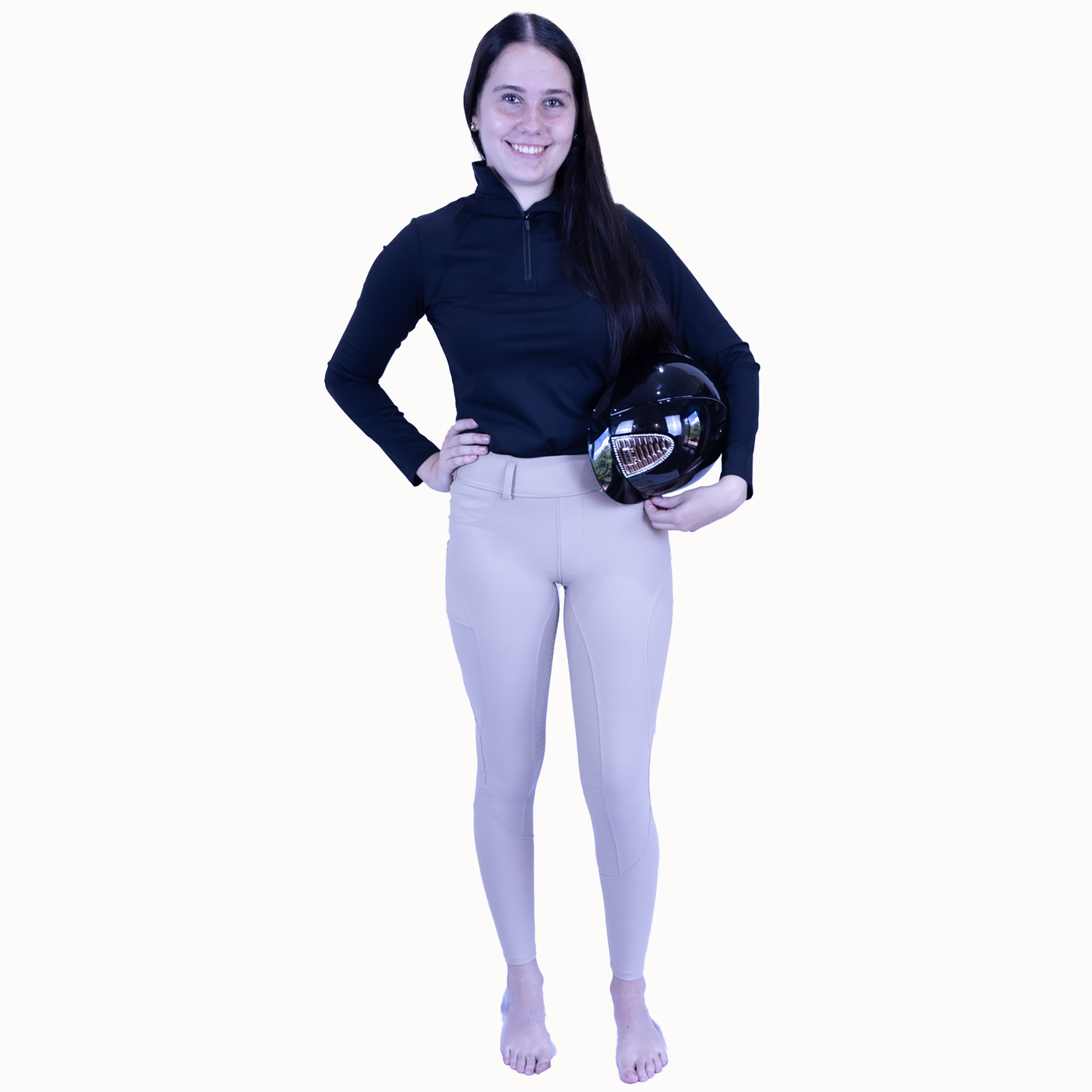 Youth Riding Tights - Navy